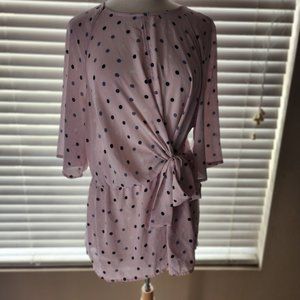 Lane bryant polka dot top